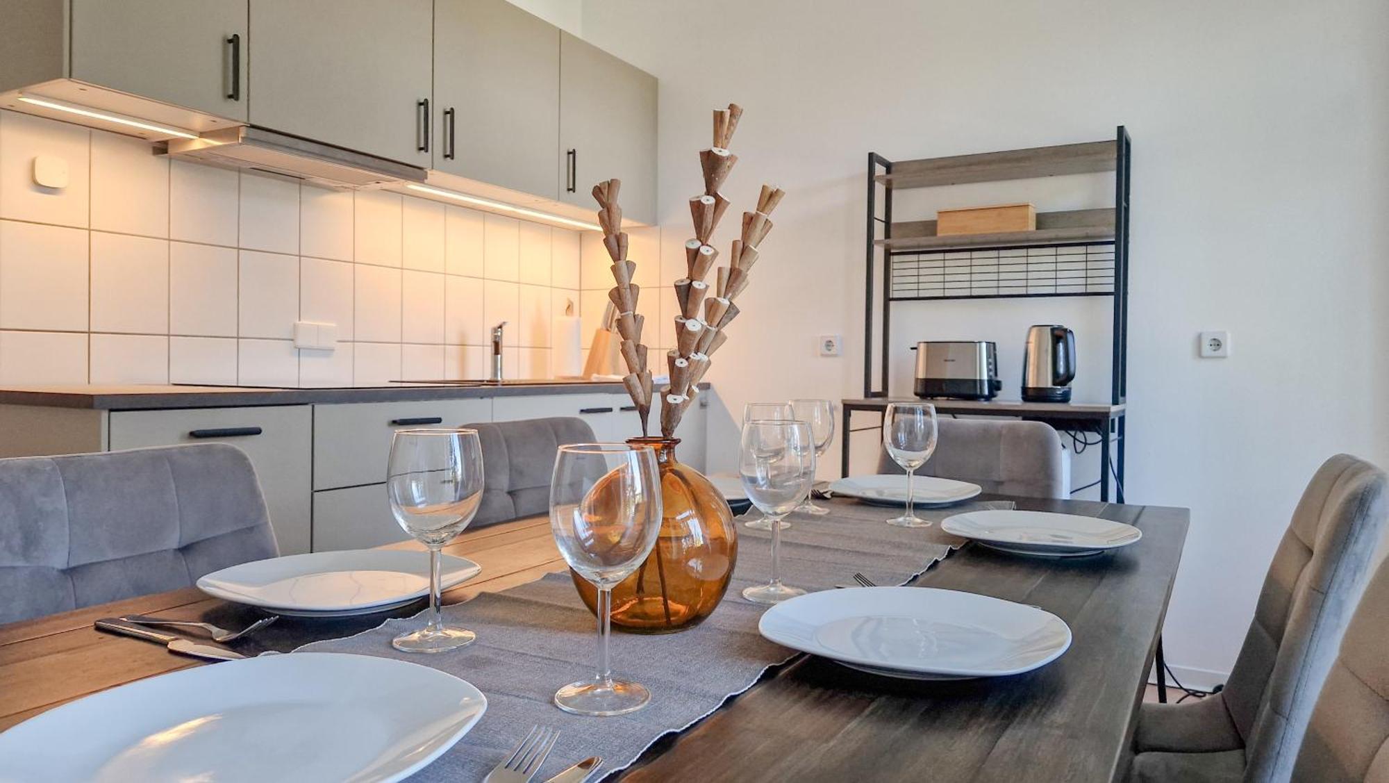 Boho-Suite - Sauna, Netflix, Nespresso, Zentral, Messe Chemnitz Exterior foto