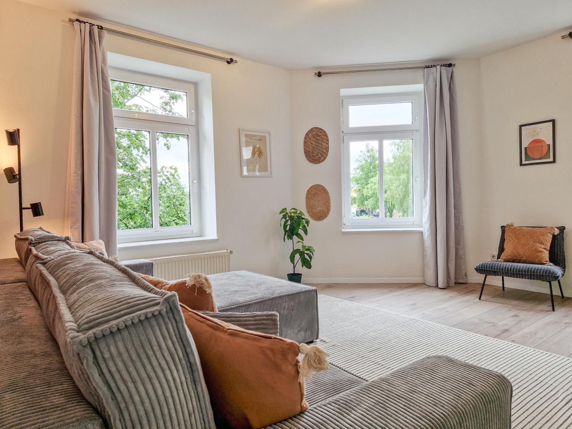 Boho-Suite - Sauna, Netflix, Nespresso, Zentral, Messe Chemnitz Exterior foto